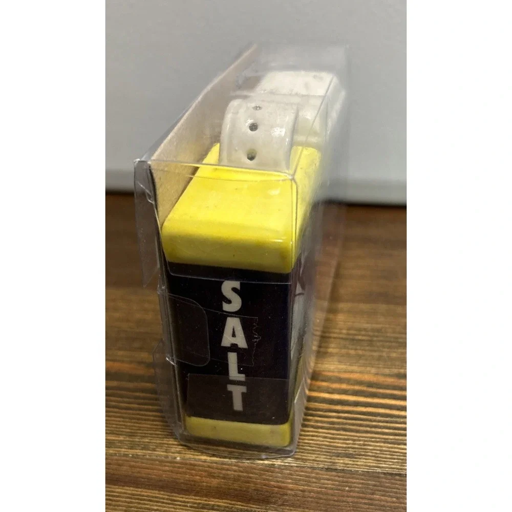 Pure Iodized Salt and Ground Black Pepper Salt‎ and Pepper Shakers